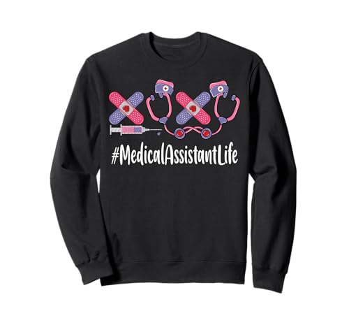 Medical Assistant Valentinstag Frauen Herz Stethoskop Sweatshirt Medical Assistant Valentinstag Frauen Herz Stethoskop Sweatshirt von LoveWear.