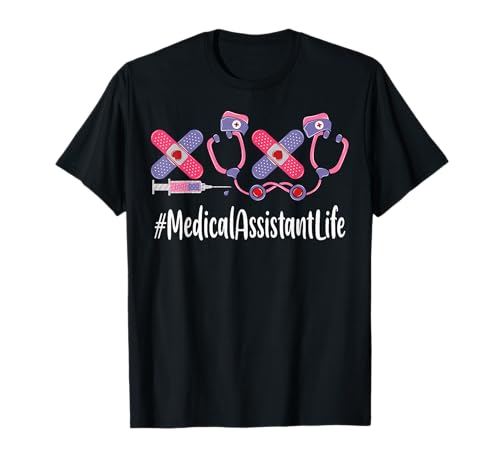 Medical Assistant Valentinstag Frauen Herz Stethoskop T-Shirt Medical Assistant Valentinstag Frauen Herz Stethoskop T-Shirt von LoveWear.
