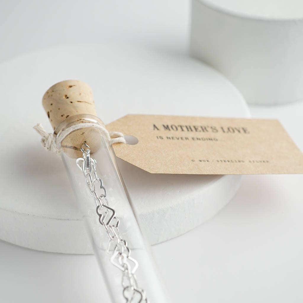 sterling Silber Linked Hearts Armband Mutterliebe Geschenk von LoveWue