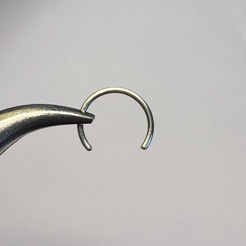 sterling Silber C-Form-Retainer Knorpel-Ohrring von LoveYi