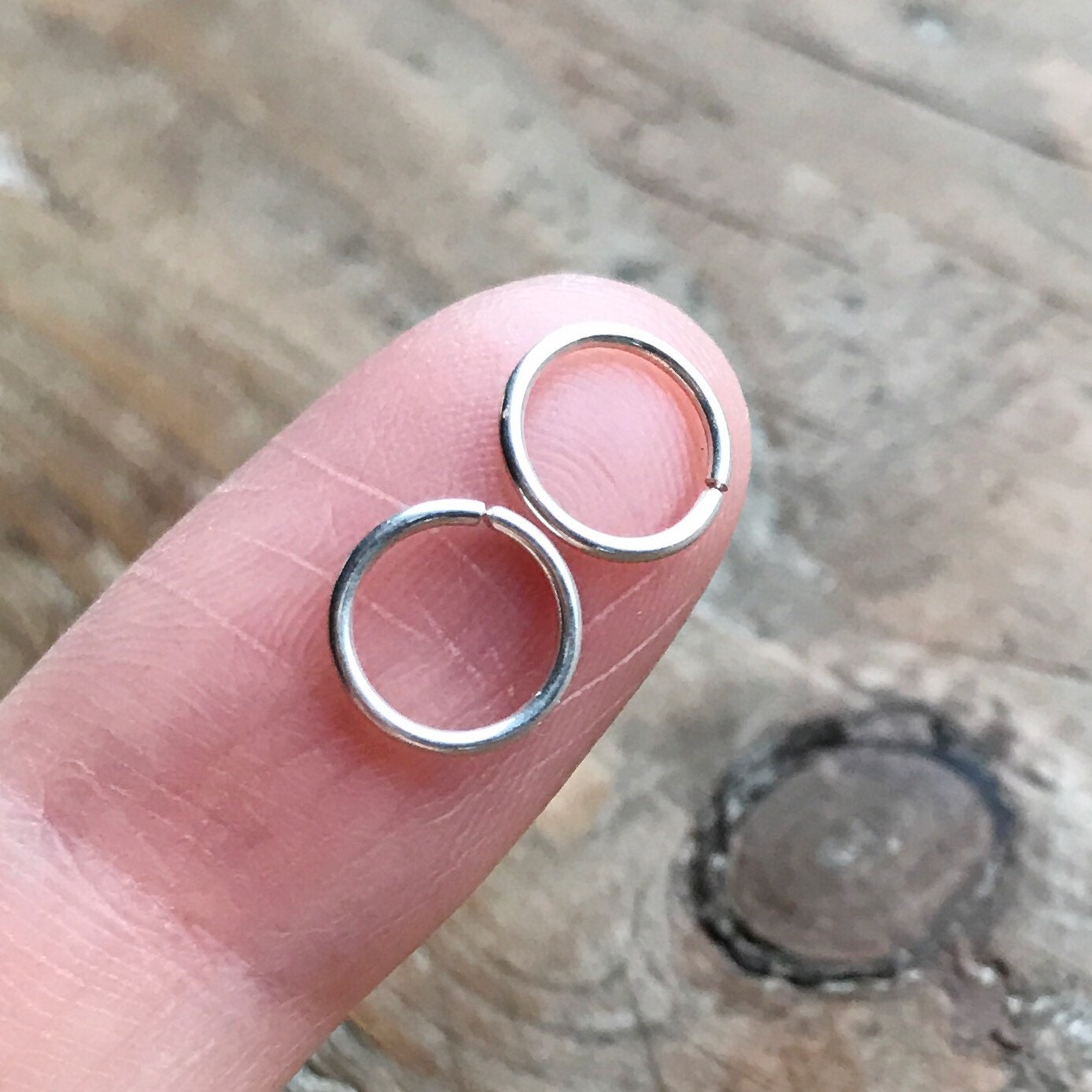 sterling Silber Creolen 20 Gauge Knorpel-Ringe | Paar von LoveYi