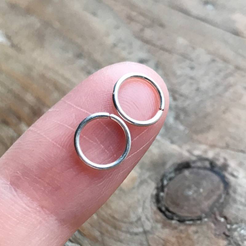 sterling Silber Creolen 20 Gauge Knorpel-Ringe | Paar von LoveYi