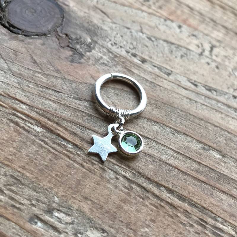 stern Knorpel Helix Piercing Ohrring Creolen-Kristall Schmuck von LoveYi