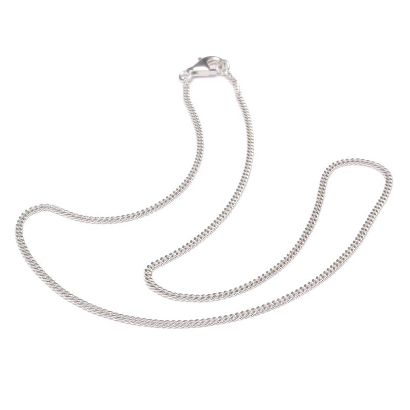 40 cm Panzerkette 2 Mm, 925 Sterling Silber, Flachpanzerkette Halskette, Gliederkette Silberkette Fein, Kette Für Anhänger Zart, Damenkette von LoveYourDiamonds