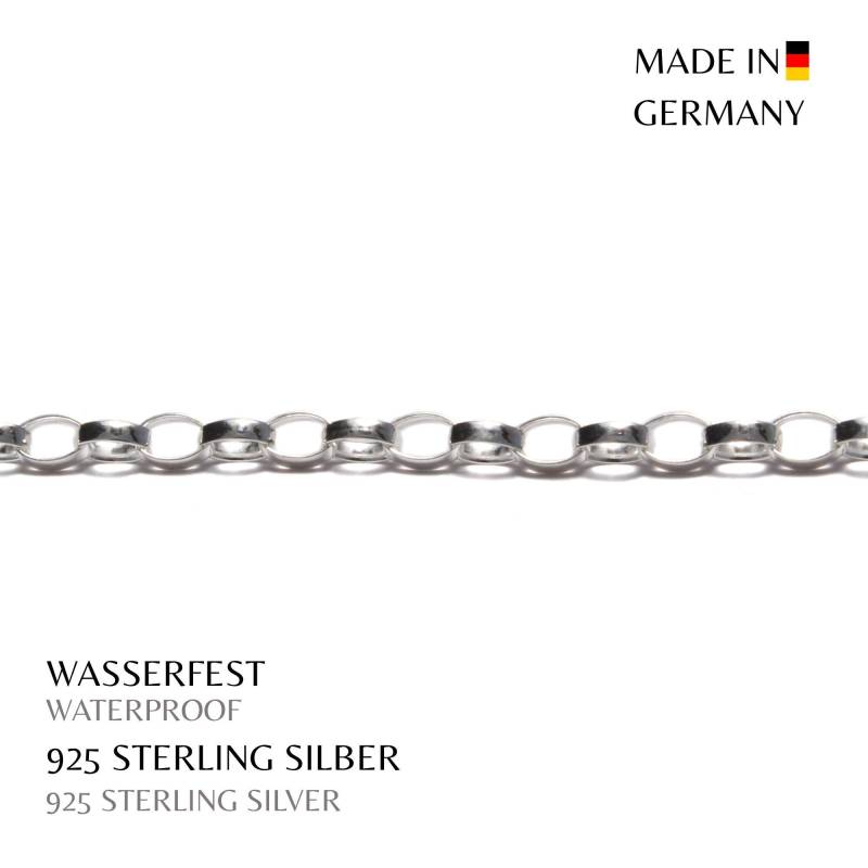 42 cm Erbskette Silberkette, 925 Sterling Silber, Flexible Kettenlänge Halskette, Gliederkette Zierlich Fein, Silber Kette Für Anhänger Zart von LoveYourDiamonds