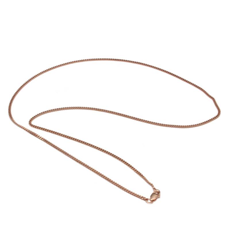 50 cm Panzerkette, 925 Sterling Silber, Flachpanzerkette Halskette, Gliederkette Silberkette Fein, Kette Für Anhänger Zart, Damenkette von LoveYourDiamonds