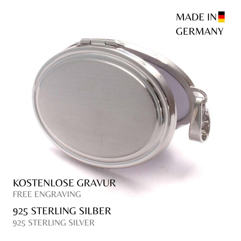 Großes Echt Silber Medaillon, Ovales Foto Medaillon Für 2 Bilder, Amulett Anhänger Aufklappbar, Freundschaft Schmuck Gravierbar, Erinnerung Großes Echt Silber Medaillon, Ovales Foto Medaillon Für 2 Bilder, Amulett Anhänger Aufklappbar, Freundschaft Schmuck Gravierbar, Erinnerung von LoveYourDiamonds