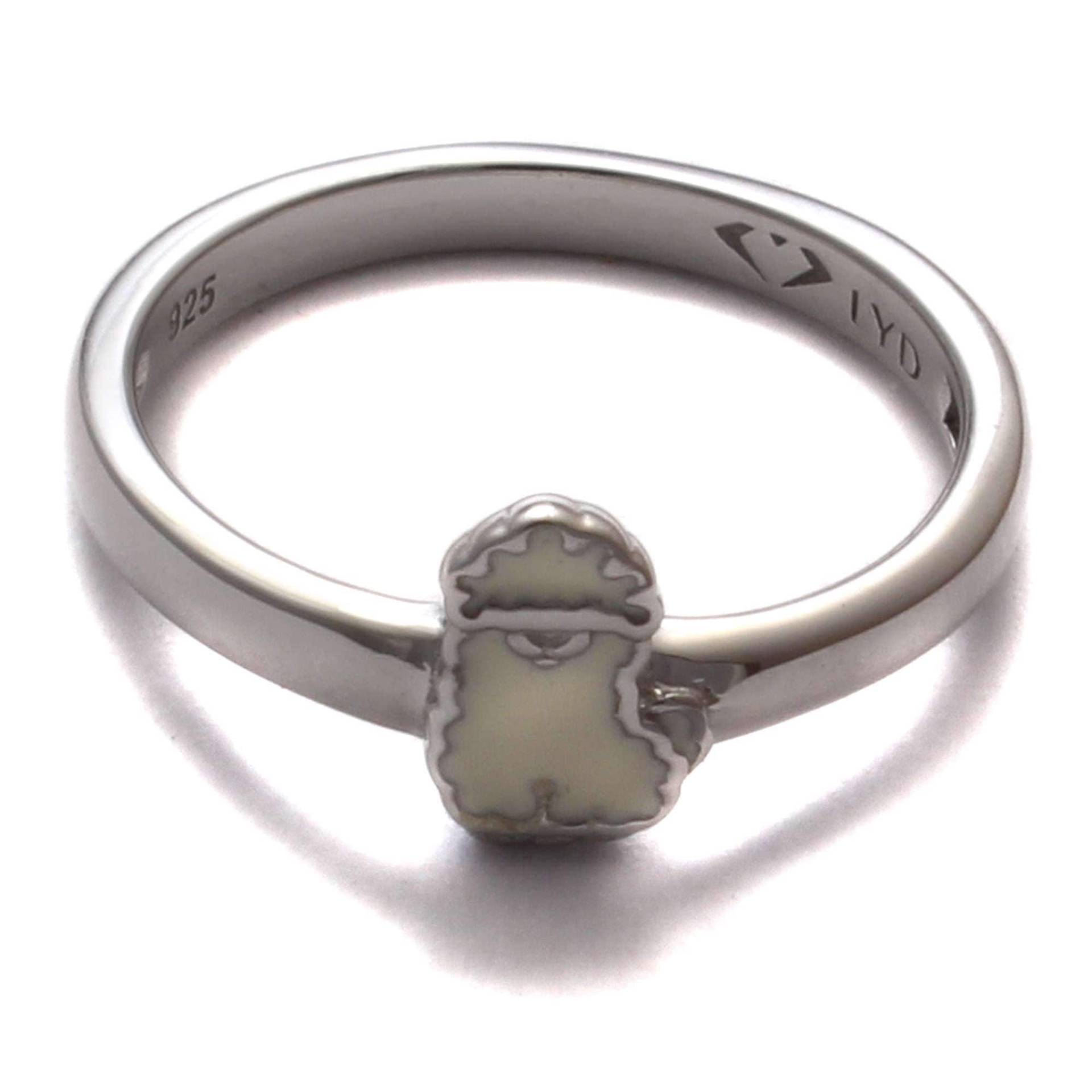 Kinderring Alpaka Lustig, 925 Sterling Silber, Kinder Ring Nickelfrei, Kinderschmuck Zoo Kawaii, Schmuck Tier Lama, Mädchen Süß von LoveYourDiamonds