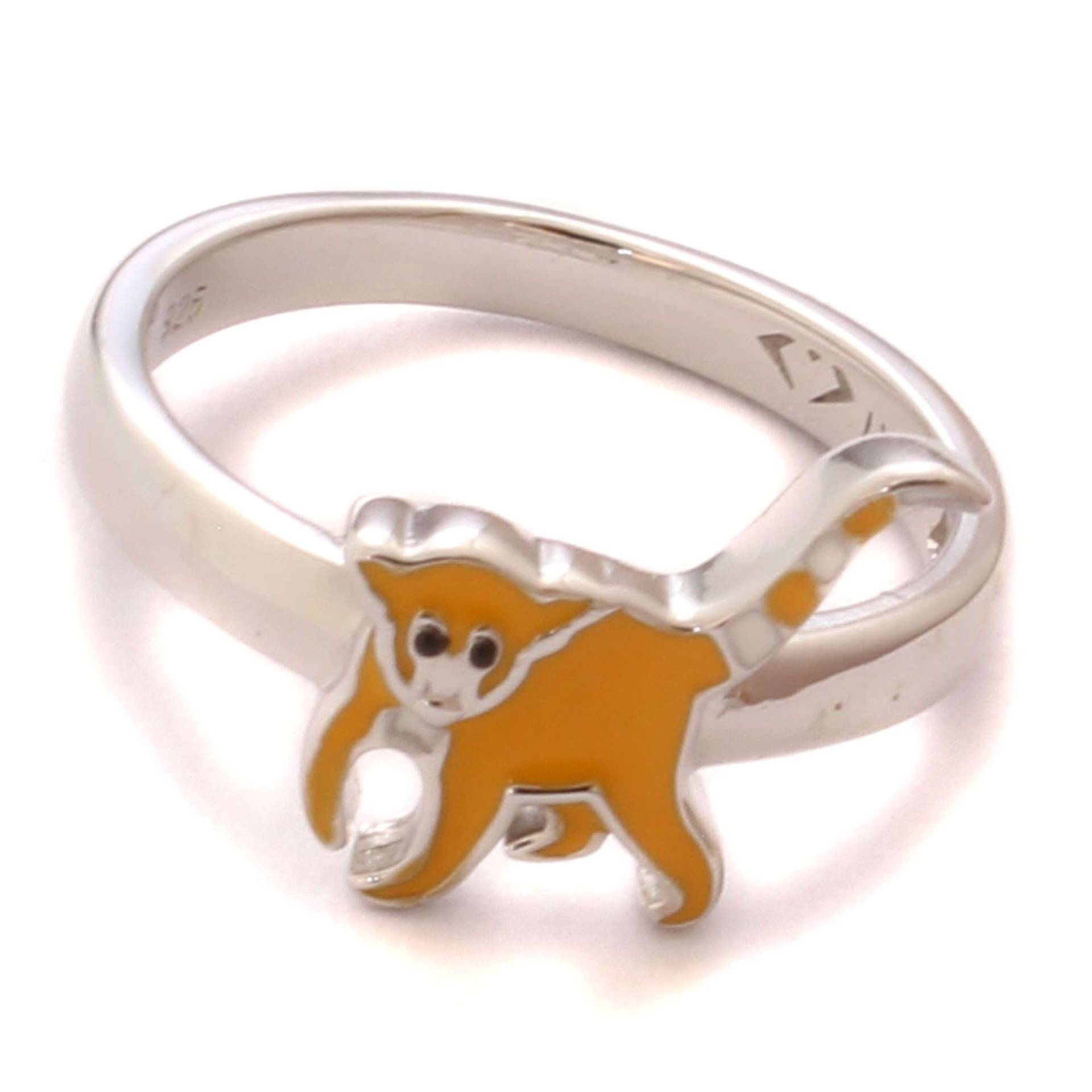 Kinderring Lemur Lustig, 925 Sterling Silber, Kinder Ring Nickelfrei, Kinderschmuck Zoo Kawaii, Schmuck Tier Motiv, Mädchen von LoveYourDiamonds