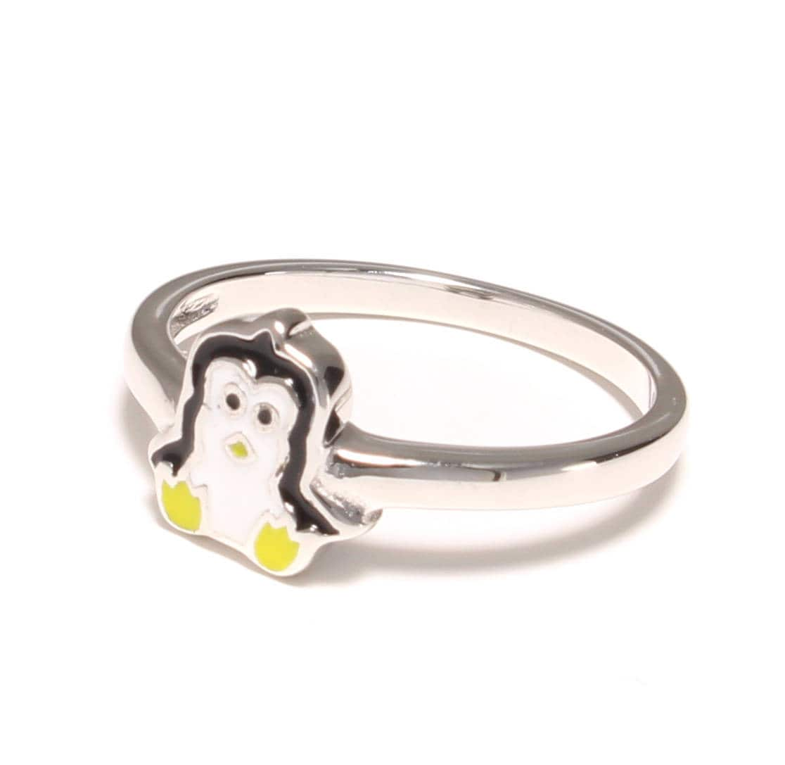 Kinderring Mit Pinguin Aus 925 Sterling Silber, Niedlicher Ring, Ring Silber, Silber Mädchen Jungen von LoveYourDiamonds