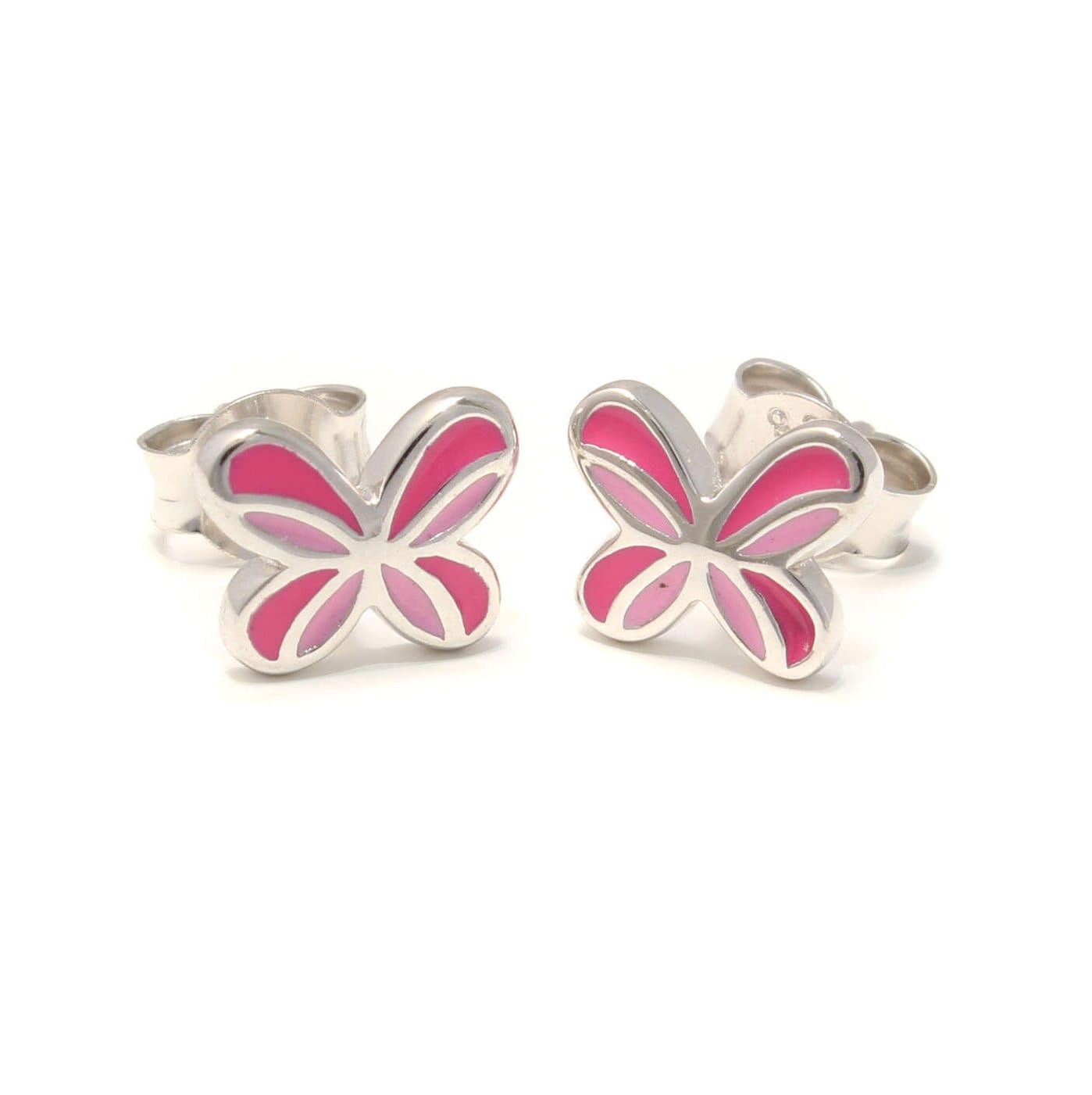 Ohrstecker Schmetterling Aus 925 Sterling Silber, Kinderschmuck, Silber Ohrstecker, Ohrschmuck Kids von LoveYourDiamonds