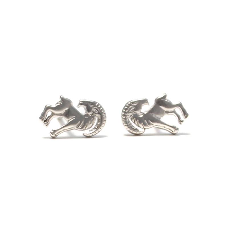 Steinbock Ohrstecker Aus 925 Sterling Silber von LoveYourDiamonds