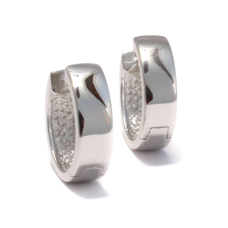 Unisex 16 Mm Creolen Silber, 925 Sterling Echtsilber Herren Ohrringe, Damen Ohrschmuck Schlicht, Männer Echtschmuck von LoveYourDiamonds