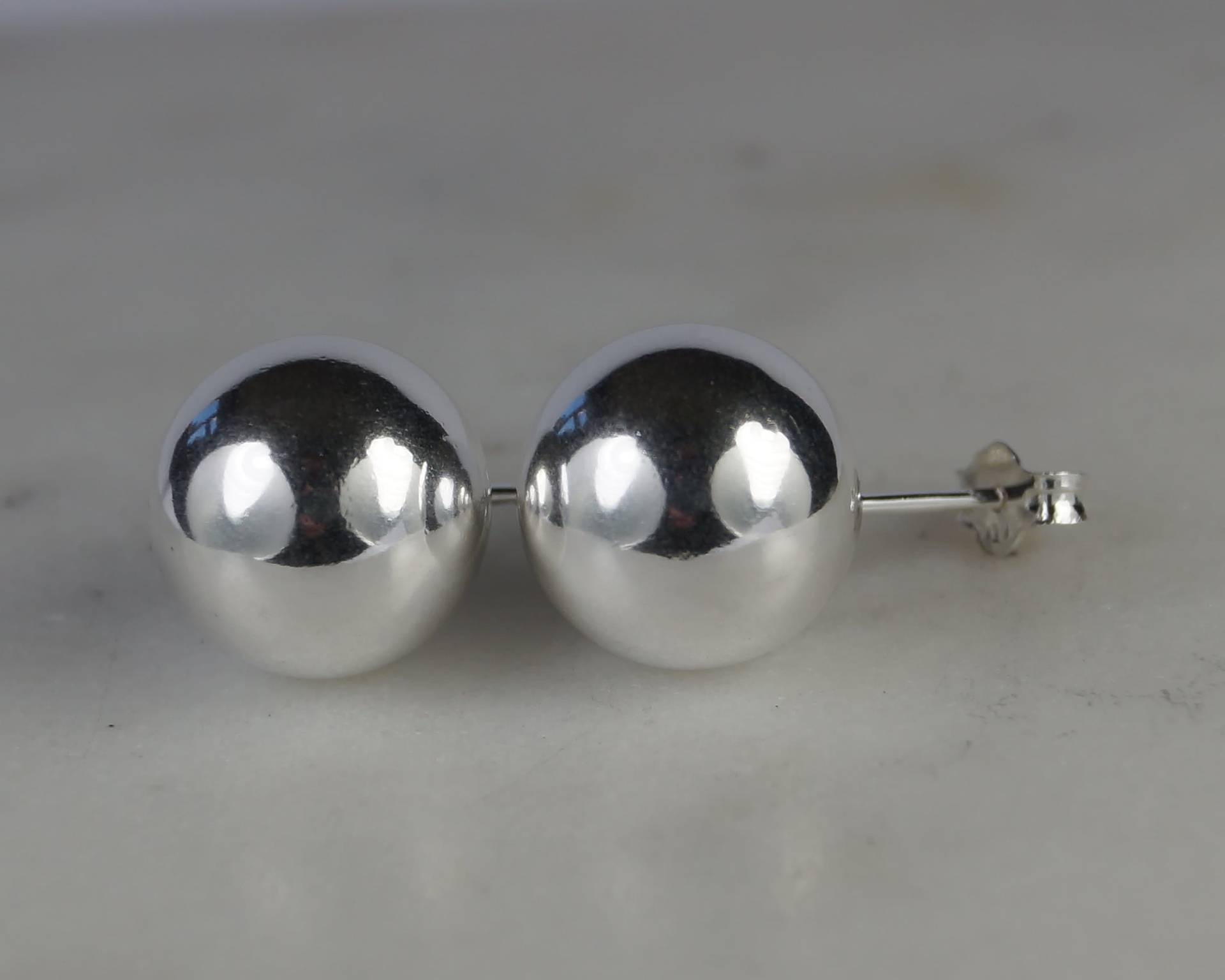 Sehr Große 12 Mm Sterling Silber Ohrstecker, Silberkugel Minimalist Ball Ohrstecker Sehr Große 12 Mm Sterling Silber Ohrstecker, Silberkugel Minimalist Ball Ohrstecker von LoveYourJewellery