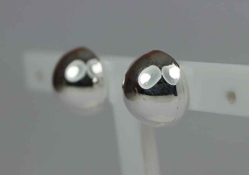 Silber Ohrstecker, Große 12 Mm Kuppel Halbkugel Ohrringe, Boxed Sterling 925 Silber Silber Ohrstecker, Große 12 Mm Kuppel Halbkugel Ohrringe, Boxed Sterling 925 Silber von LoveYourJewellery
