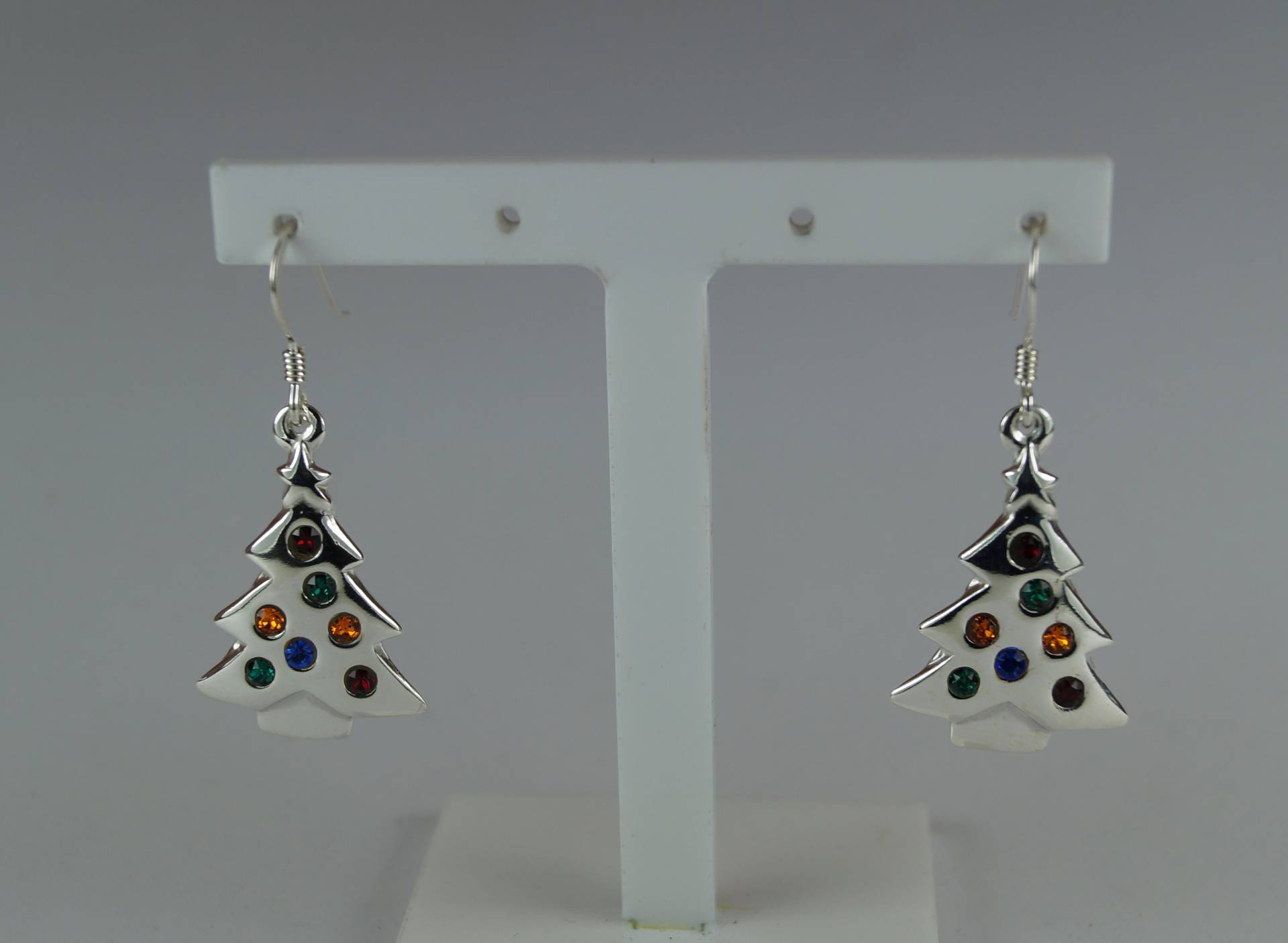 Vintage Weihnachtsbaum Ohrringe, Sterling Silber Weihnachtsohrringe Vintage Weihnachtsbaum Ohrringe, Sterling Silber Weihnachtsohrringe von LoveYourJewellery