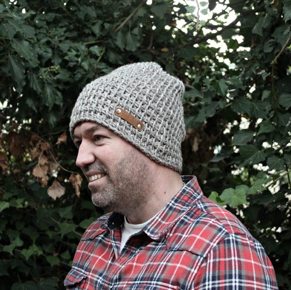 Mens Winter Mütze Beanie Haferflocken Gestrickt Hut Für Mann Geschenk Ihn Freundgeschenk von LoveandKnit