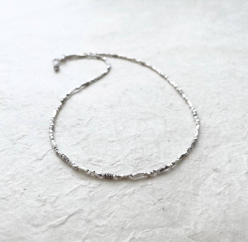 Thai Silber Perlenkette Karen Hill Tribe Daisy, Anhänger von LoveandLightArtistry