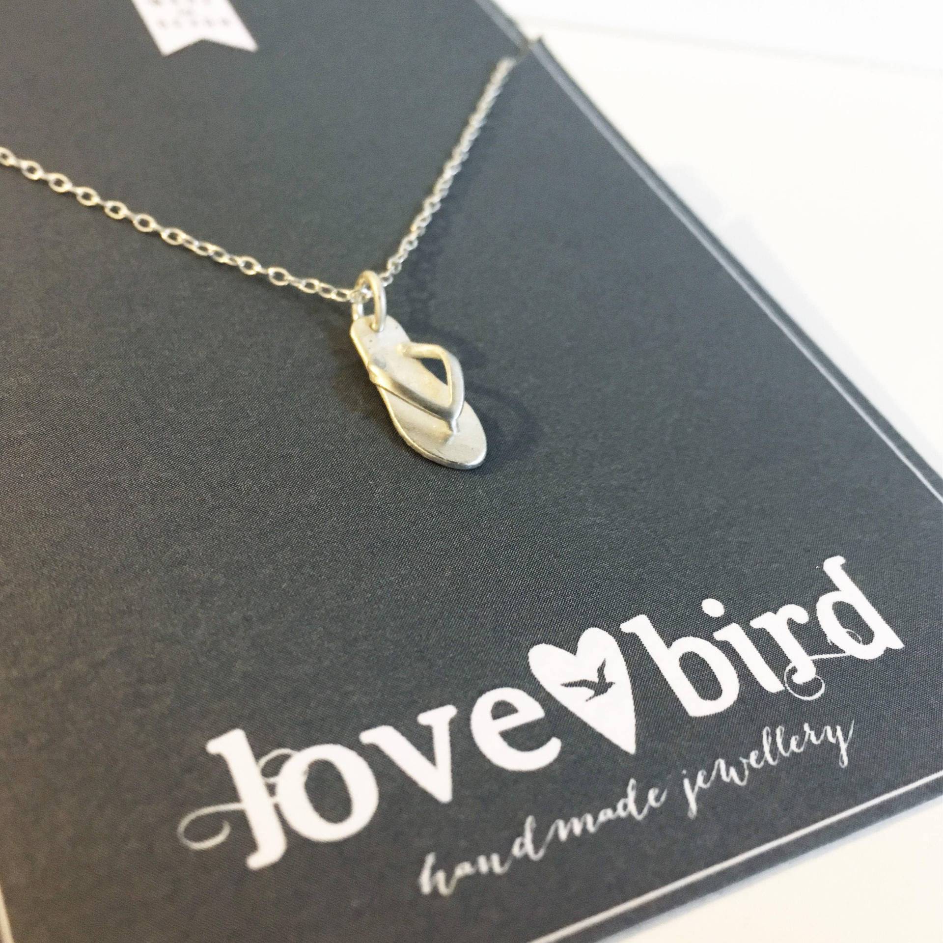 Flip-Flop | Halskette in Silber Flip-Flop | Halskette in Silber von LovebirdJeweller