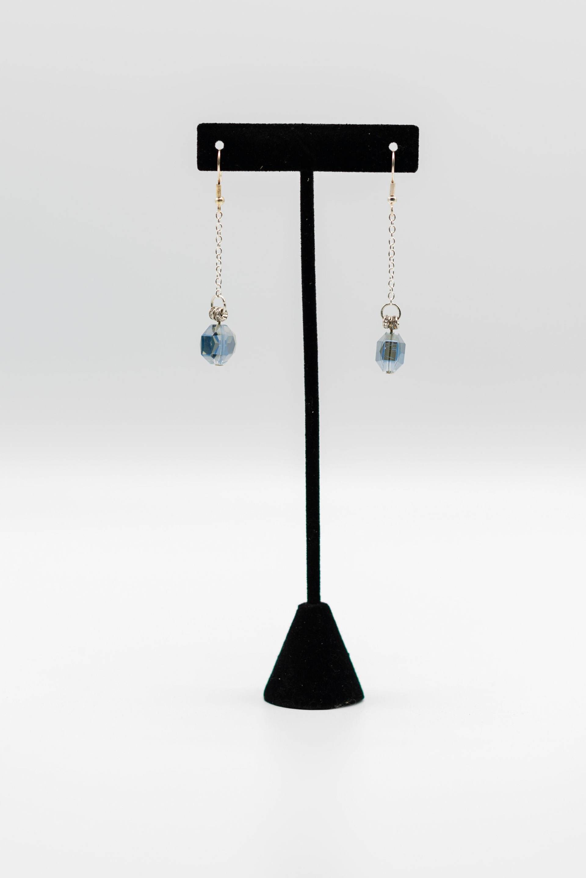 Blaueglas Tropfen Ohrringe Blaueglas Tropfen Ohrringe von LovedByAllStudio