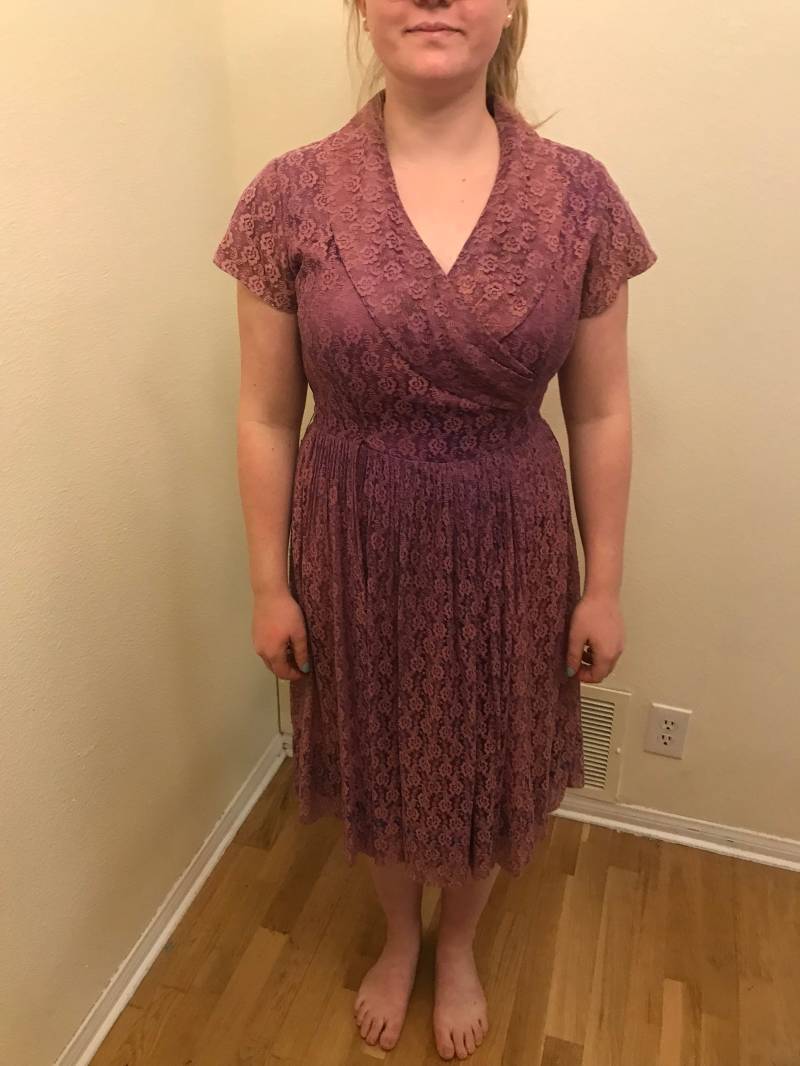 Vintage 1950Er Jahre Spitzenkleid Ethel Mertz Stil Vintage 1950Er Jahre Spitzenkleid Ethel Mertz Stil von LovedandUsedVintage