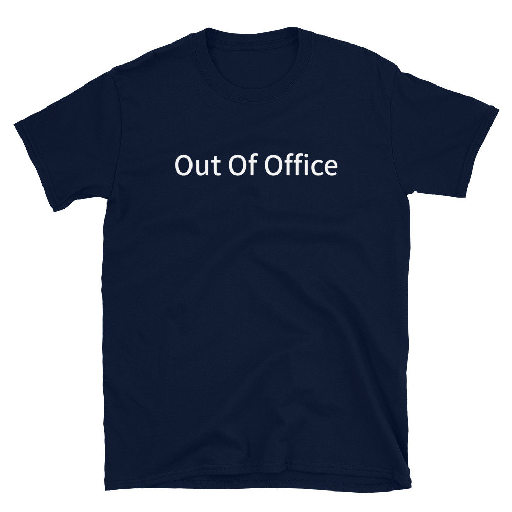Out Of Office T-Shirt - Kurzärmeliges Unisex Urlaubs-Shirt, Tank Top, Sweatshirt, Hoodie von LoveelyShop