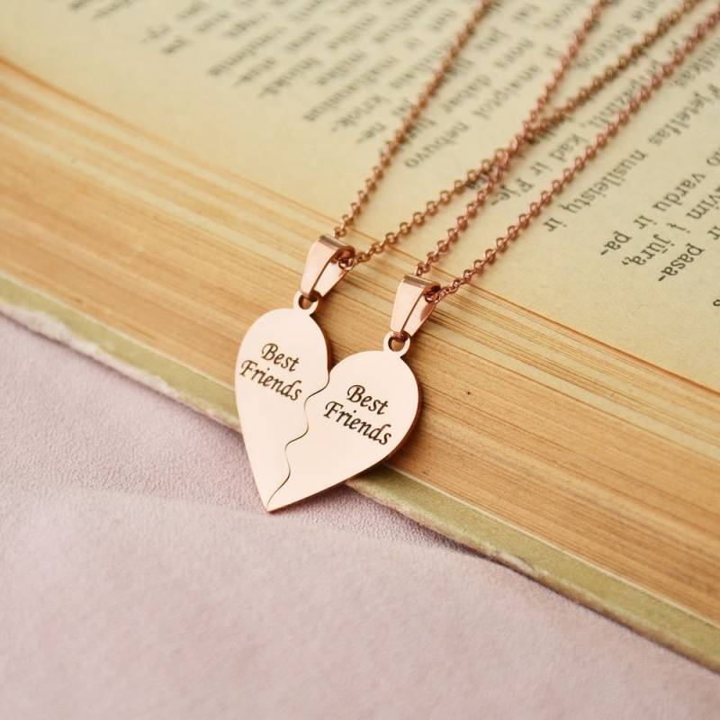 Beste Freunde Spieß Herz Halskette | Set Für 2 Freundschaftsbff Puzzle von LoveinJewellery