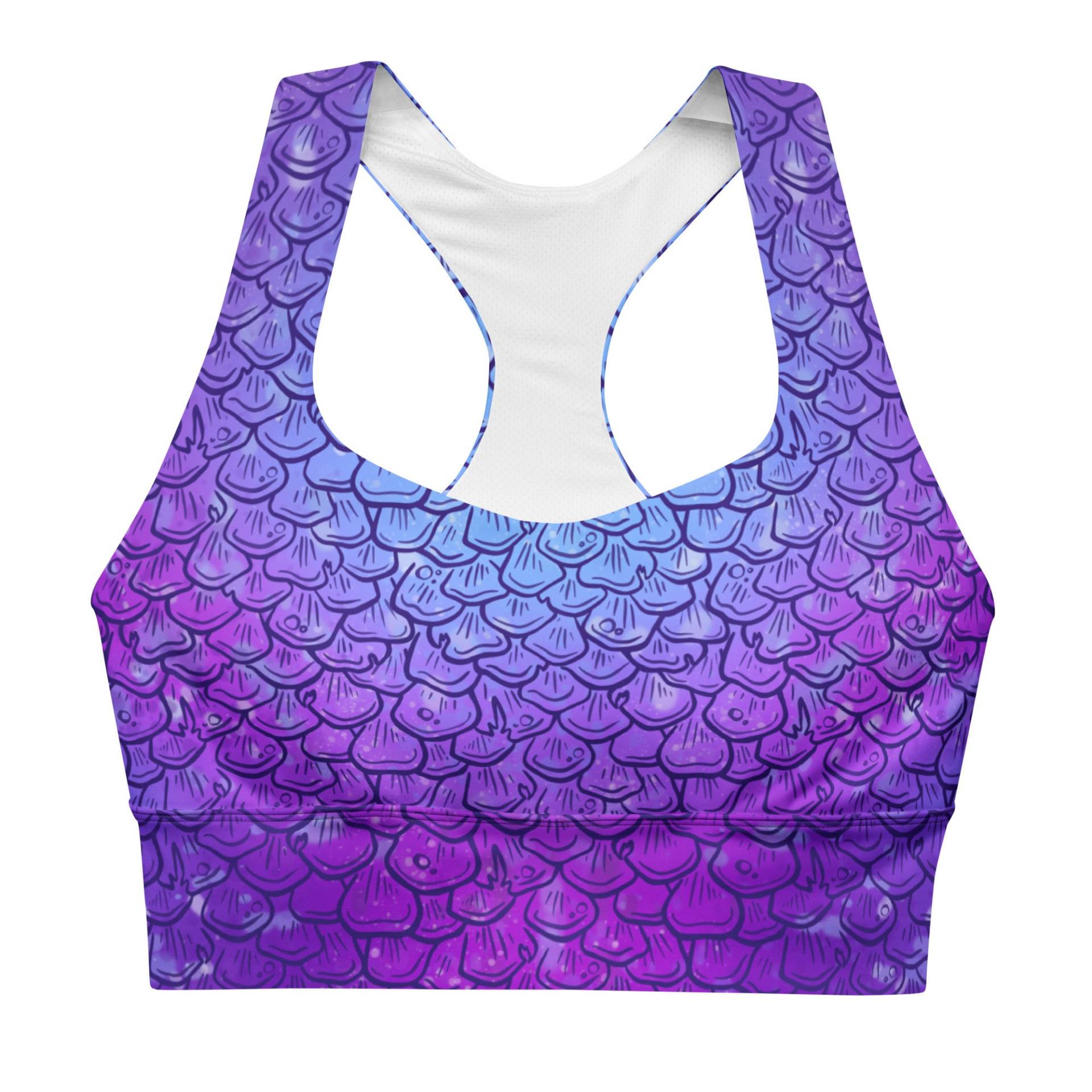 Nova Selkie | Longline Sport Bh Mer-Wear von LoveliBunni