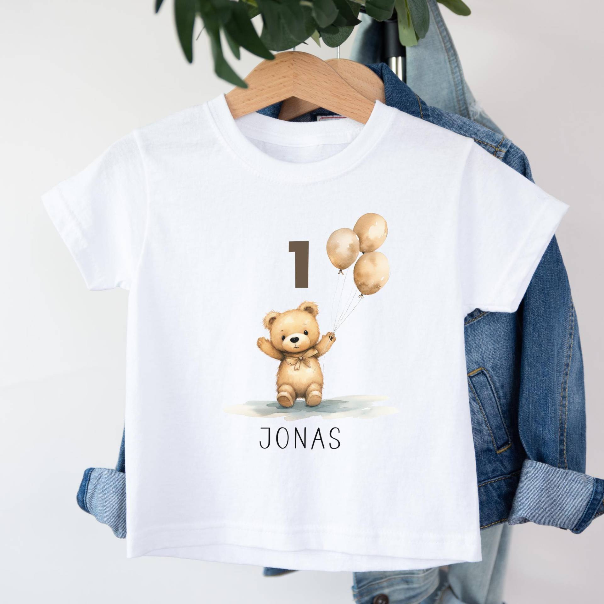 Geburtstagsshirt Personalisiert Zum Ersten Geburtstag, T-Shirt 1. Shirt Für Kindergeburtstag, Geschenk Geburtstagskind von LovelingOfficial