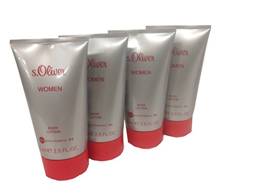 S.Oliver Woman Body Lotion mit Provitamin B5 4 x 75 ml Reisegröße von Lovely Bamboo