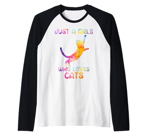 Watercolor Soloful Pet Cat Kitten just a girl who loves cats Raglan Watercolor Soloful Pet Cat Kitten just a girl who loves cats Raglan von Lovely Kitty Cat Clothing Co.
