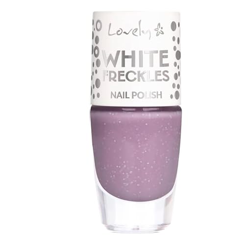 Lovely Nagellack Nail Polish White Freckles N4 von Lovely Makeup