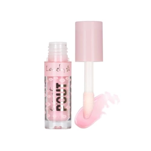 Lovely Pout Lip Gloss Top Coat N2 - Feuchtigkeitsspendender und langanhaltender Lipgloss mit Glanz-Finish und Volumeneffekt von anfei