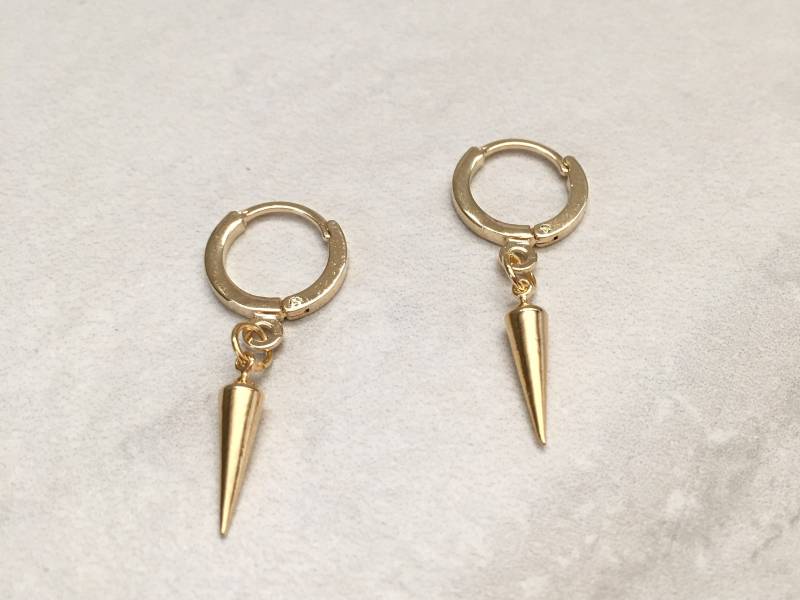 Brooklyn-Spike Ohrringe, Kleine Gold Spike Creolen, Süße Und Creolen, Geschenk Für Sie, Sku Er108G Brooklyn-Spike Ohrringe, Kleine Gold Spike Creolen, Süße Und Creolen, Geschenk Für Sie, Sku Er108G von LovelyByGraceShop
