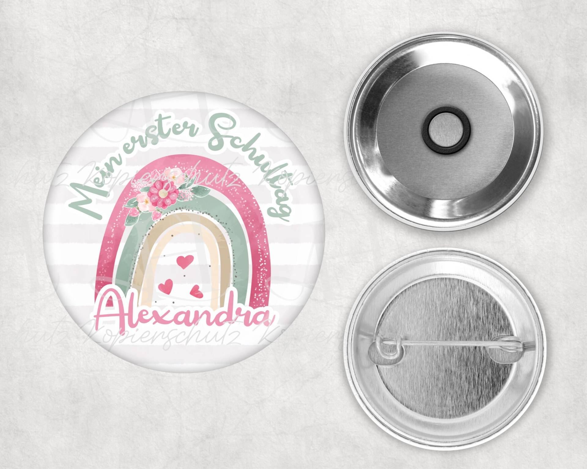 Button I Einschulung Schulkind Personalisiert Mit Magnet Oder Sicherheitsnadel Schulkind Regenbogen Button I Einschulung Schulkind Personalisiert Mit Magnet Oder Sicherheitsnadel Schulkind Regenbogen von LovelyHandmadeSiegen