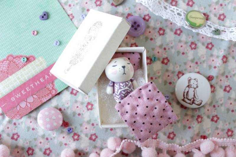 Kleine Und Große Bären Brosche, Kleine Figur, Bären, Süsser Anhänger, Fimo Miniatur, Anstecknadel, Pastell, Weihnachten von LovelyIgloo