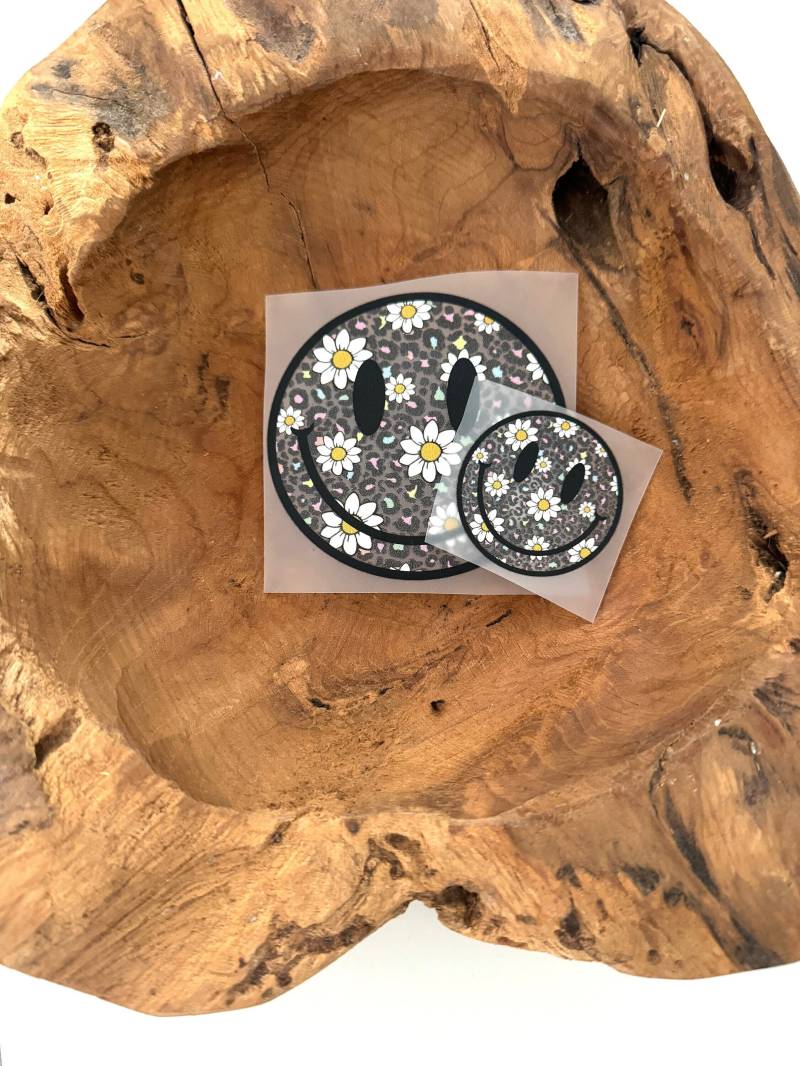 Bügelbild Flower Smiley von LovelyUnikat