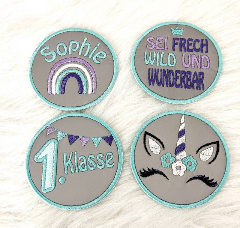 Ergobaf Klettpatches Schubi Dubär Mint von LovelyUnikat