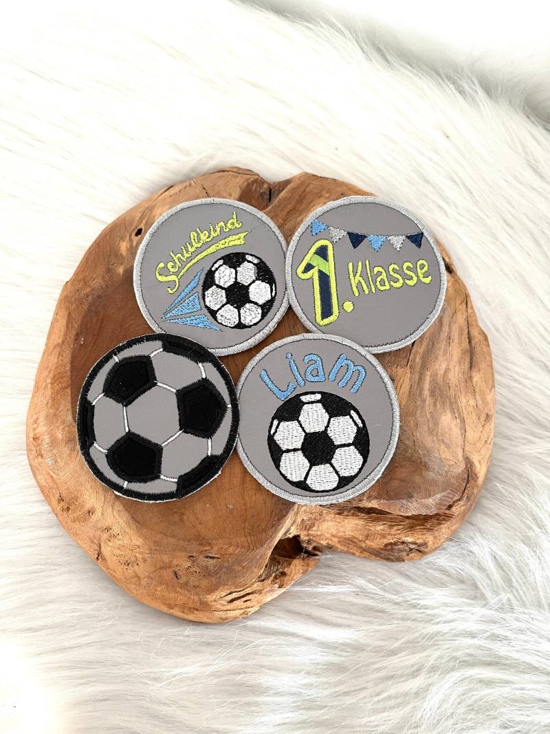 Ergobag Klettpatch Fußball Reflektierend von LovelyUnikat