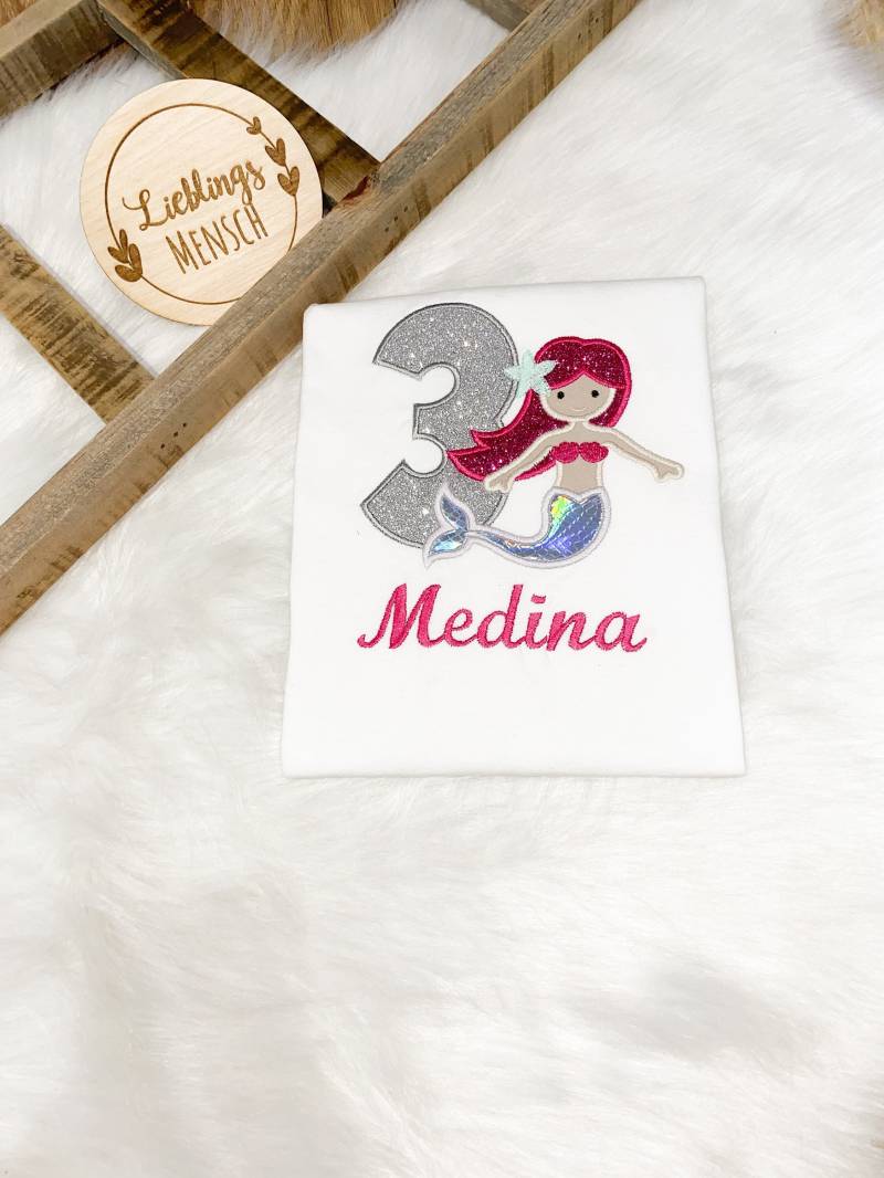 Geburtstagsshirt Meerjungfrau von LovelyUnikat