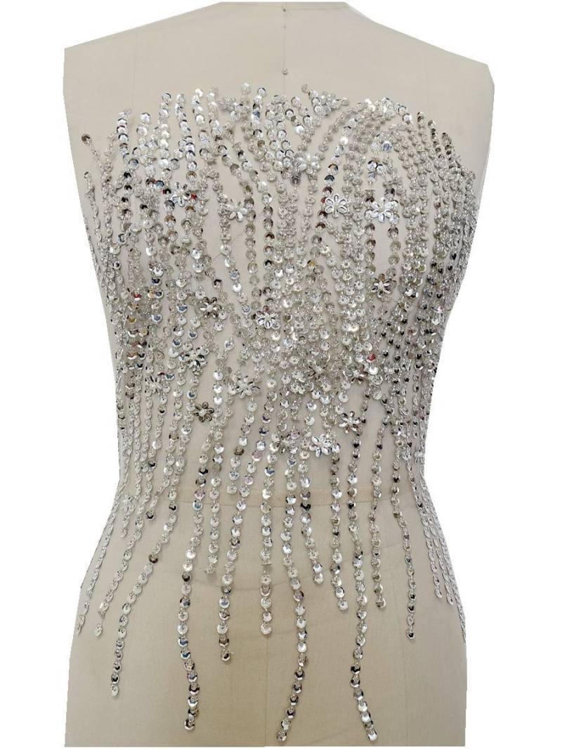Luxuriöse Strass Applikationen Perlen Big Size Applikation Patch, Hochzeit Brautkleid Helle Diamant Abendkleid Zubehör Luxuriöse Strass Applikationen Perlen Big Size Applikation Patch, Hochzeit Brautkleid Helle Diamant Abendkleid Zubehör von LovelylaceStore