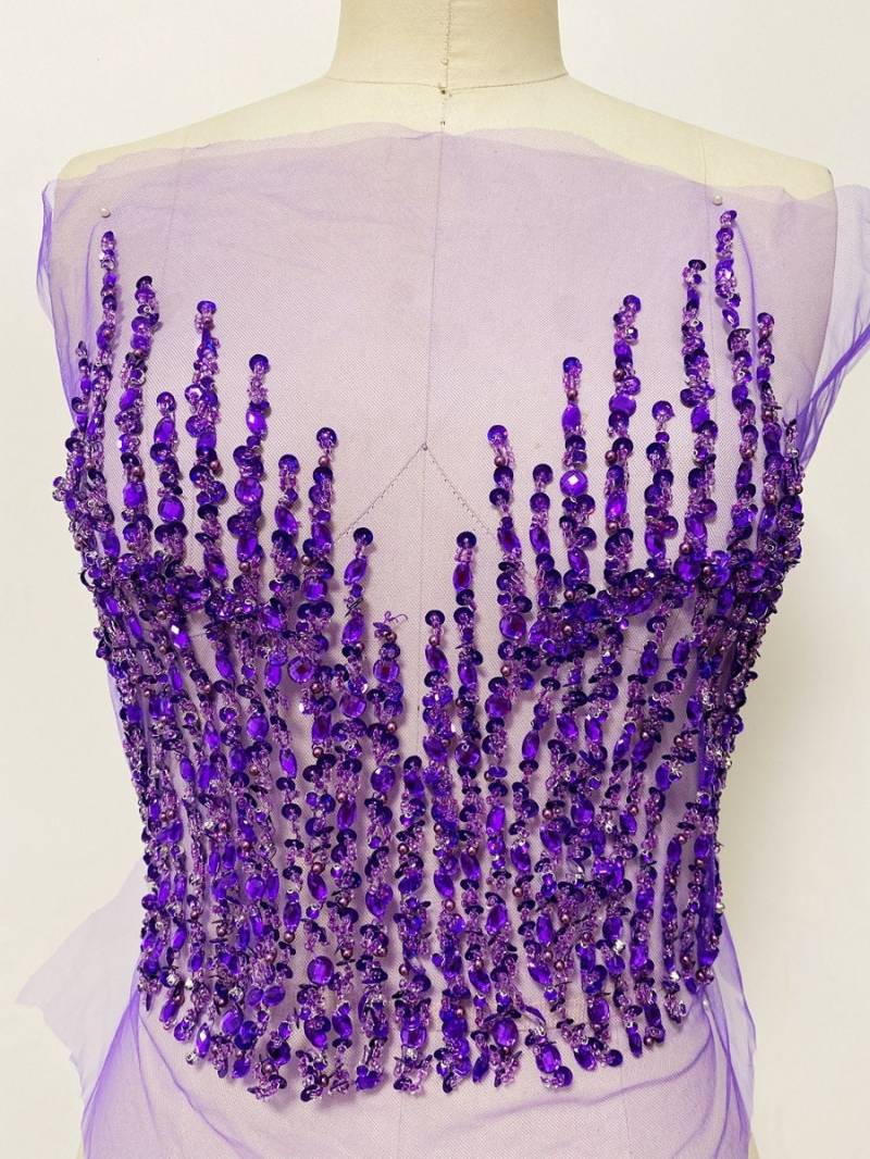 Luxuriöse Strass Applikationen Perlen V-Ausschnitt Applikation Patch, Hochzeit Brautkleid Diamant Abendkleid Zubehör Luxuriöse Strass Applikationen Perlen V-Ausschnitt Applikation Patch, Hochzeit Brautkleid Diamant Abendkleid Zubehör von LovelylaceStore