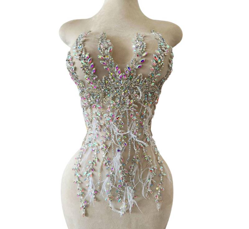 Luxuriöse Strass Perlen Spitze Patch, Hochzeit Brautkleid Helle Diamant Front Big Size Applikation Kostüm Kleid Zubehör Luxuriöse Strass Perlen Spitze Patch, Hochzeit Brautkleid Helle Diamant Front Big Size Applikation Kostüm Kleid Zubehör von LovelylaceStore