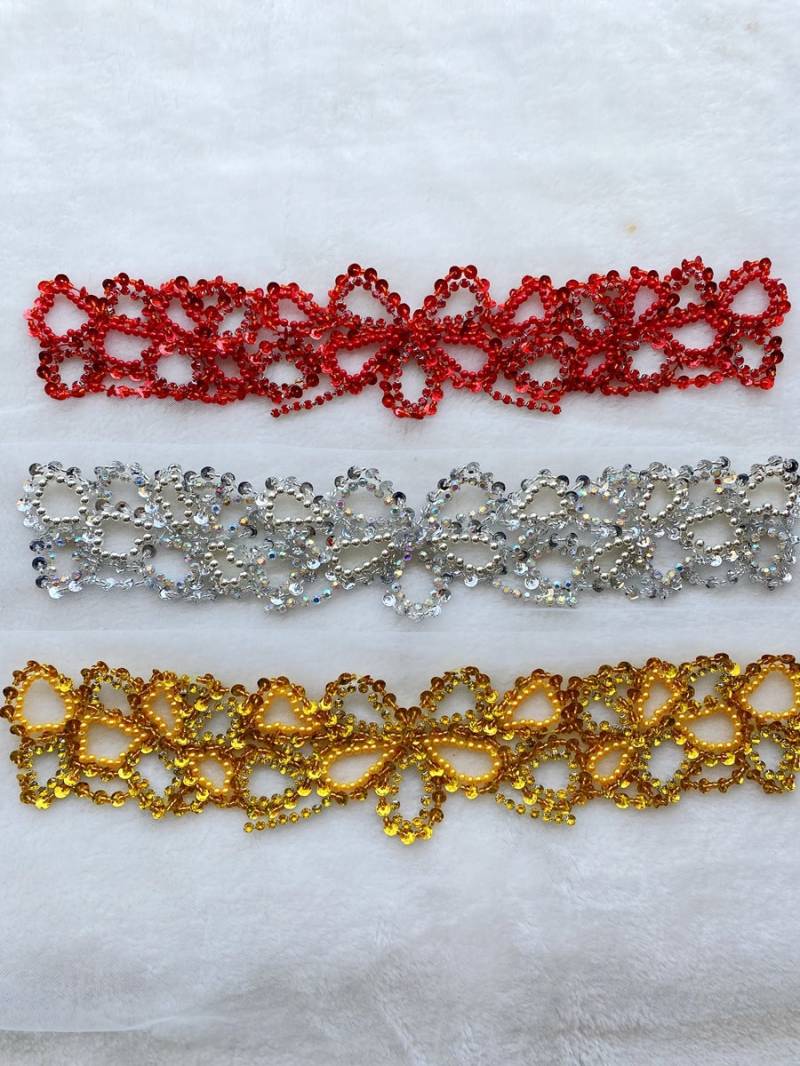 Luxuriöse Strass Perlen Taille Gürtel Applikation Patch, Hochzeitskleid Helle Spitze Applikation, Abendkleid Zubehör Luxuriöse Strass Perlen Taille Gürtel Applikation Patch, Hochzeitskleid Helle Spitze Applikation, Abendkleid Zubehör von LovelylaceStore