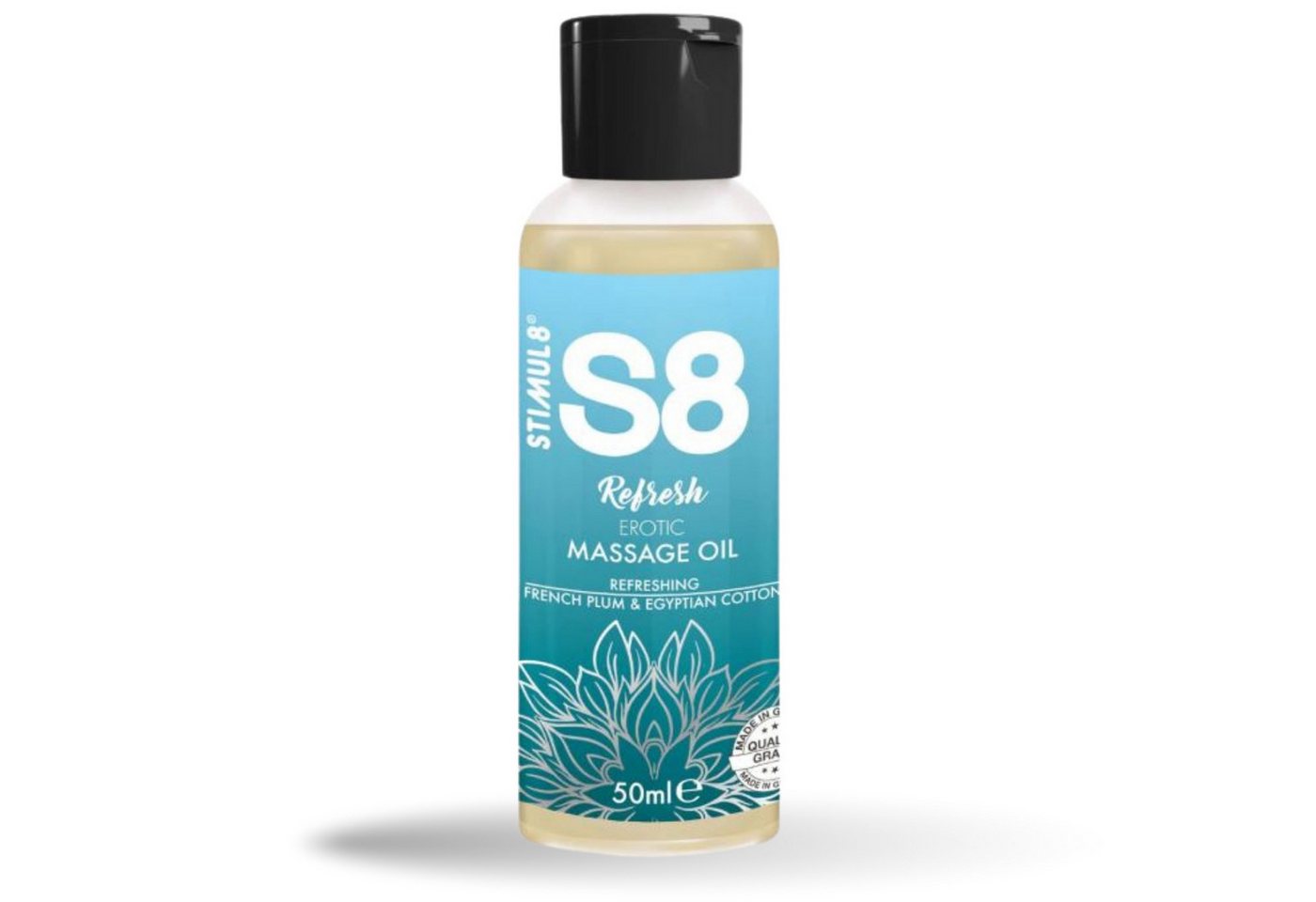 Lovelyness Gleit- & Massageöl - mit Aroma Cotton - auf Ölbasis von Lovelyness