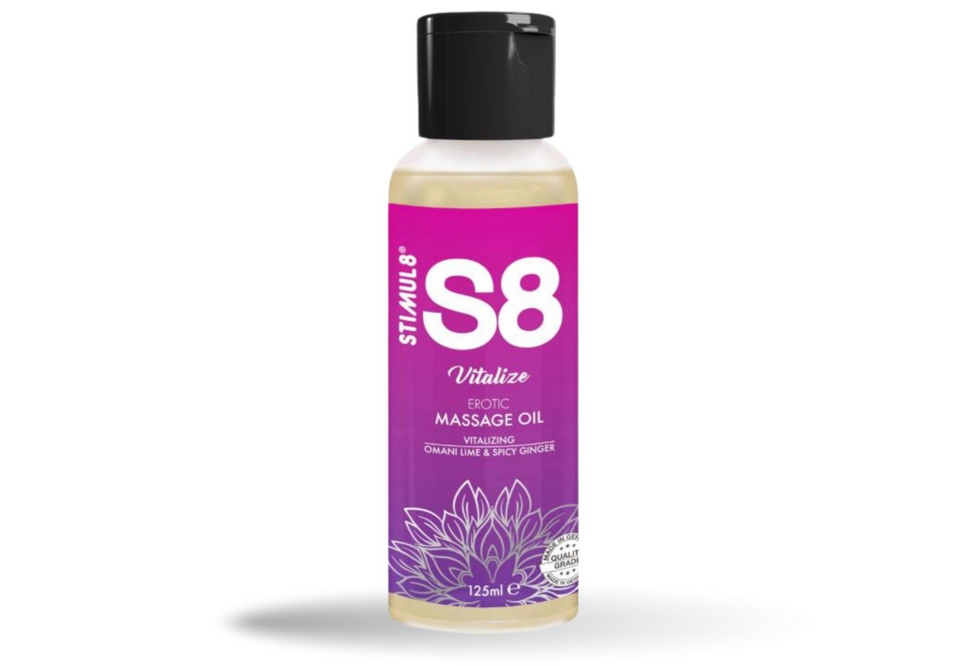 Lovelyness Gleit- & Massageöl - mit Aroma Duft Geschmack Lime - auf Ölbasis von Lovelyness