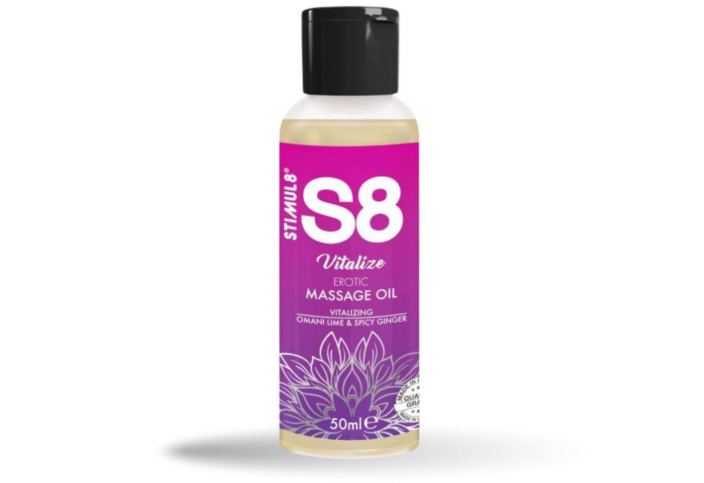 Lovelyness Gleit- & Massageöl - mit Aroma Duft Geschmack Lime - auf Ölbasis von Lovelyness