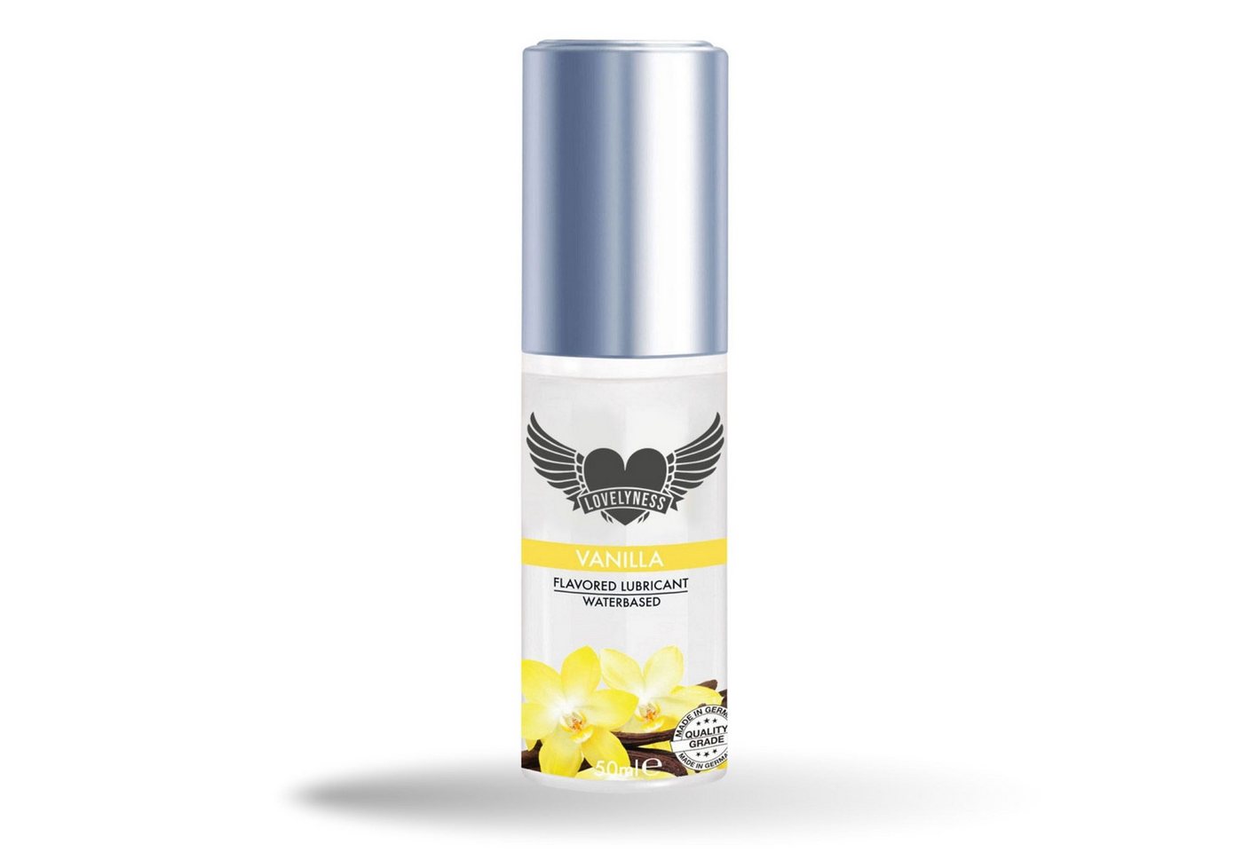 Lovelyness Gleitgel - und Massageöl 2in1 mit Geschmack Vanille 50ml von Lovelyness
