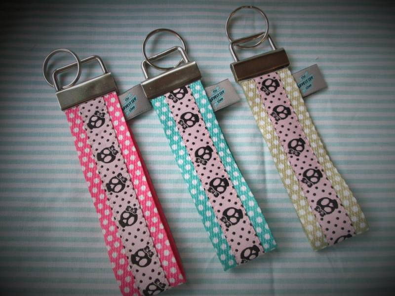 Schlüsselanhänger Lovely Skull von LovelysewshopDE