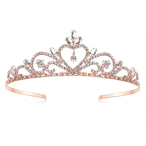 Lovelyshop Rheinstein Prinzessin Hochzeitskrone – Roségold von Lovelyshop